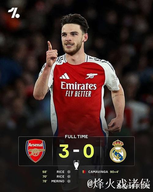 赖斯：拜仁下半场未能创造有效射门机会，而我们做到了